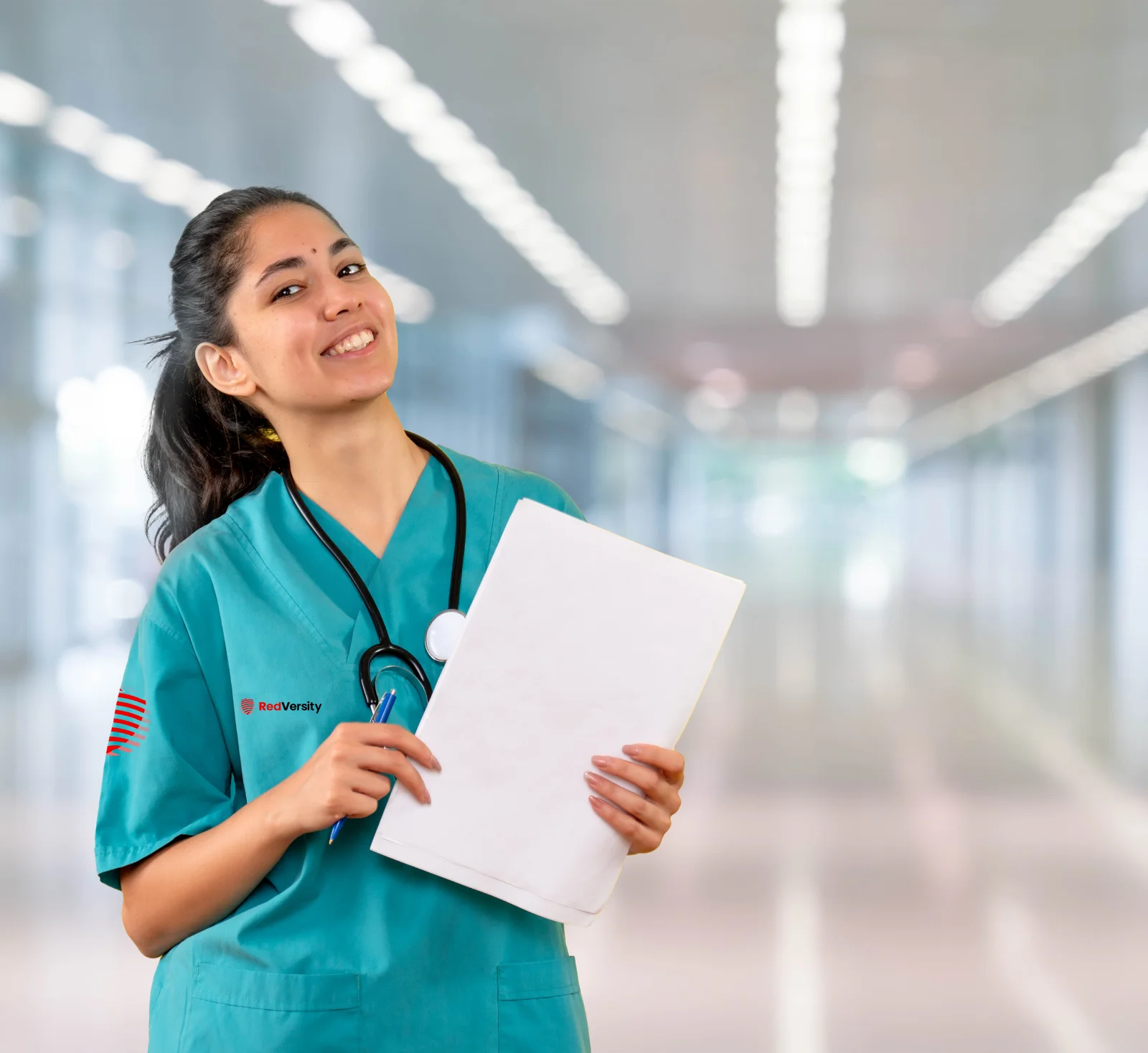 Healthcare professionals in career discussion